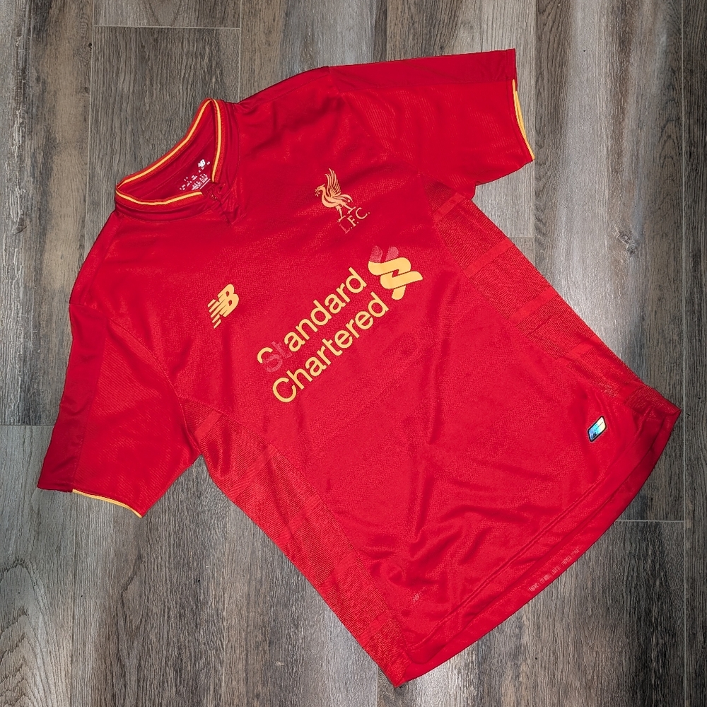 Liverpool 16/17 Sadio Mane Home New.Balance Kit Soccer Jersey Football Shirt